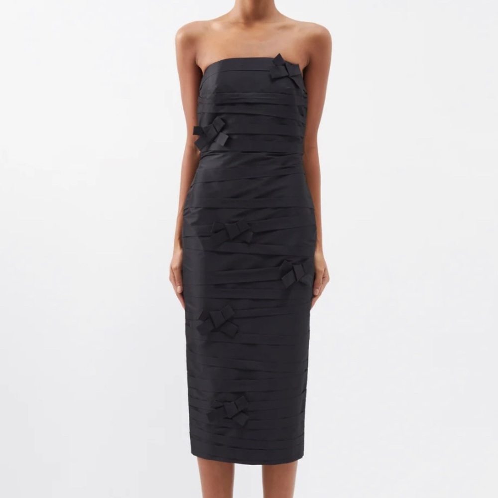 New with tags Bernadette black bow dress